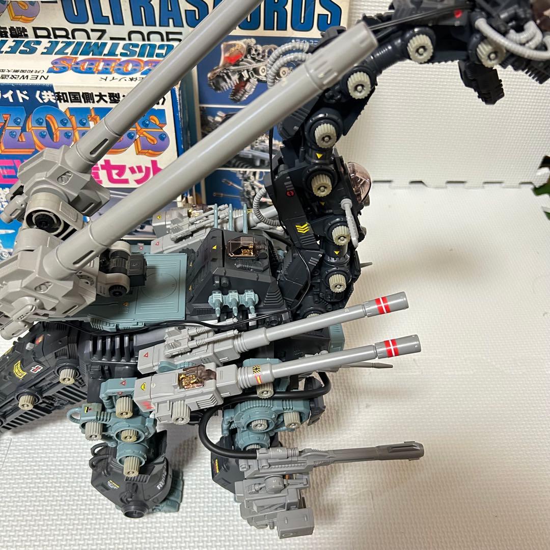 完品 旧ゾイド グレートザウルス ウルトラザウルス NEW改造セットフル装備