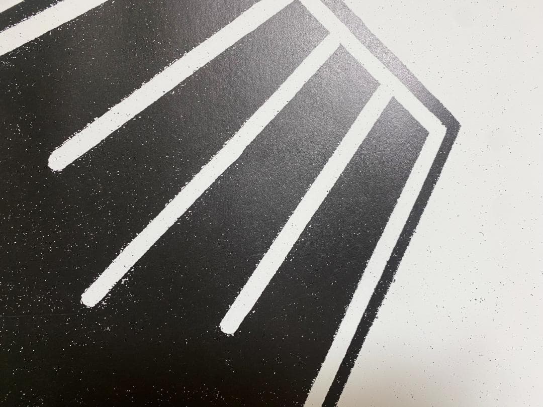 仲條正義 2002年作『仲條のフジのヤマイ』シリーズポスター【富士山幾何学模様】