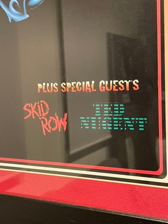 レア KISS キッス Texasライブポスター シルクスクリーン