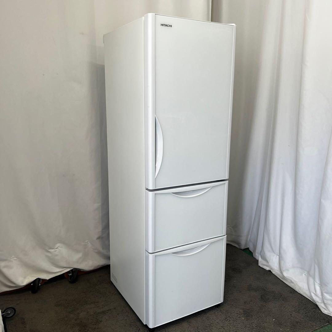 859⭕️冷蔵庫　日立　スリム300-400ℓ　大型　中古　安い　設置無料