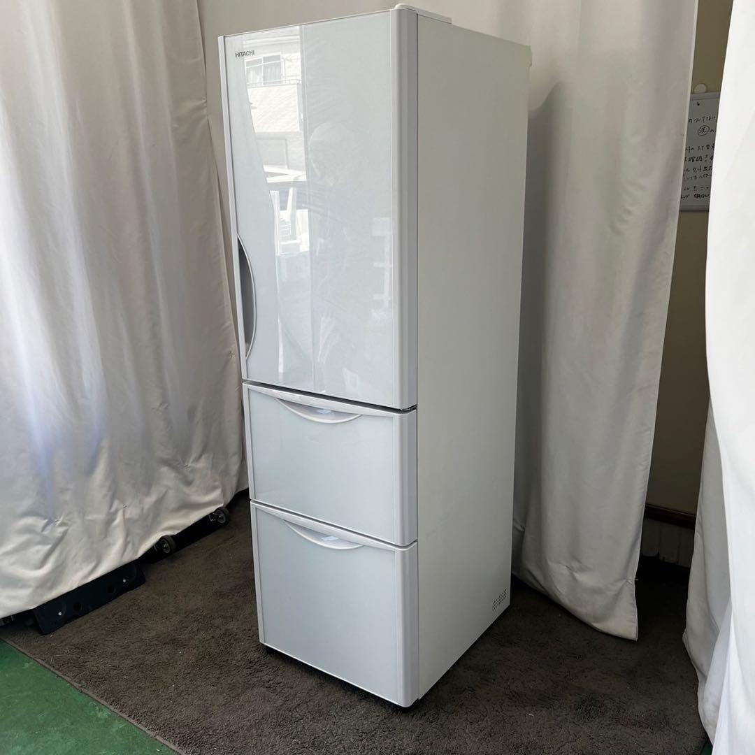 859⭕️冷蔵庫　日立　スリム300-400ℓ　大型　中古　安い　設置無料