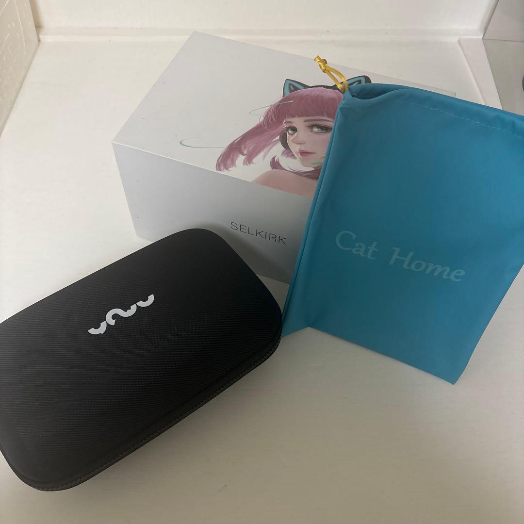 SELKIRK 猫耳ワイヤレスヘッドホン 本体（箱ケース付き）