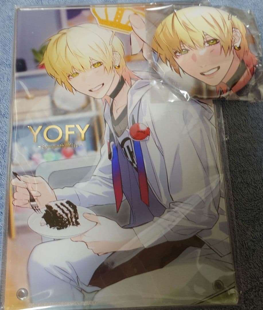 Sympathy　Kiss　yofy アクリルパネル　缶バッチセット
