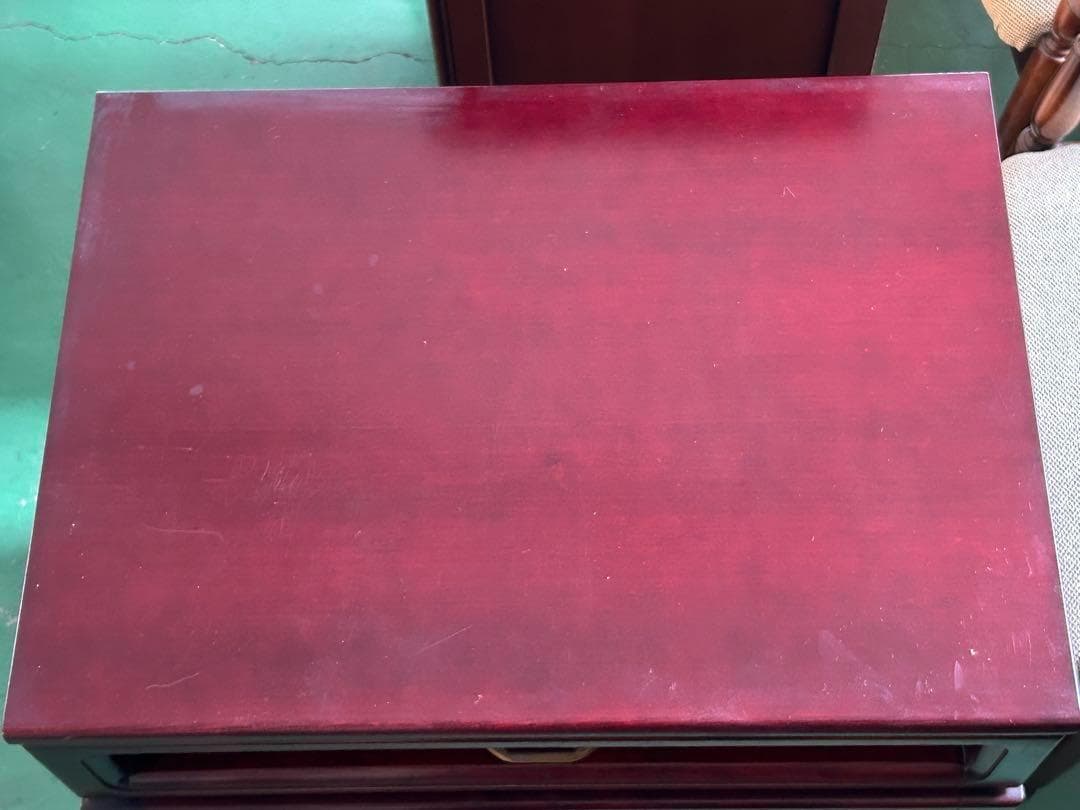 定番　ヴィンテージ　カリモク karimoku 4段チェスト　ブラウン　G