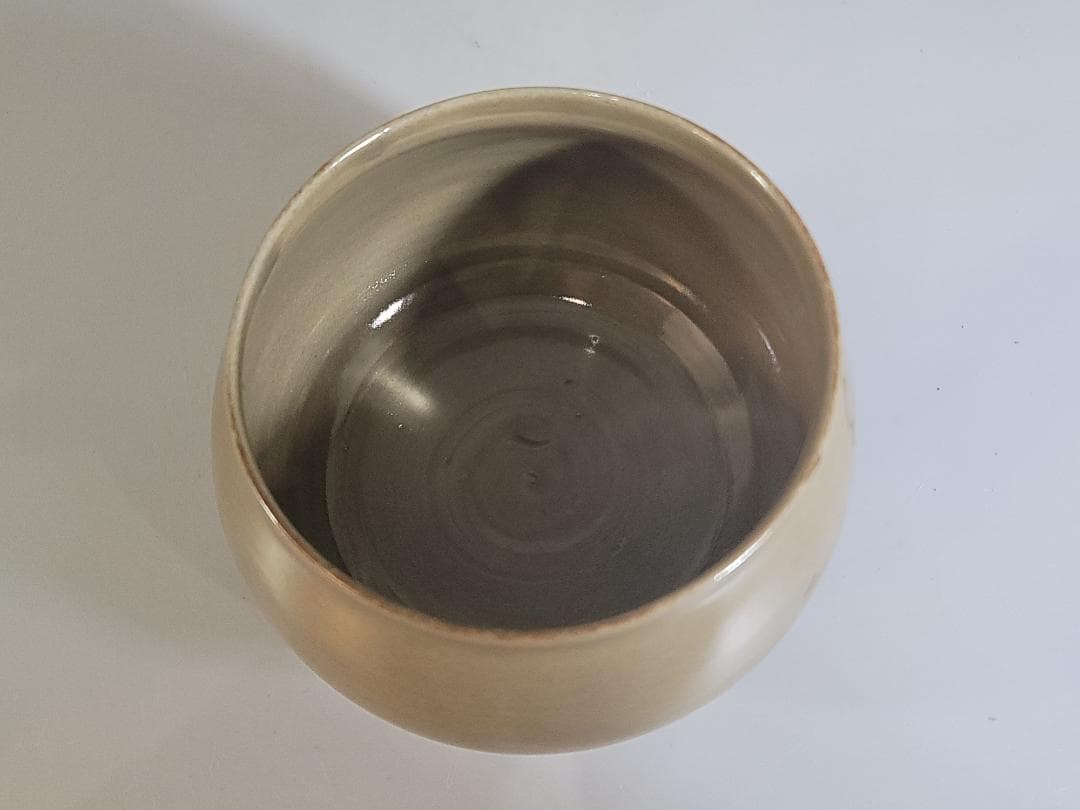 茶道具 虫明焼 むしあけ 鈴紋 茶碗 古美術 DT168