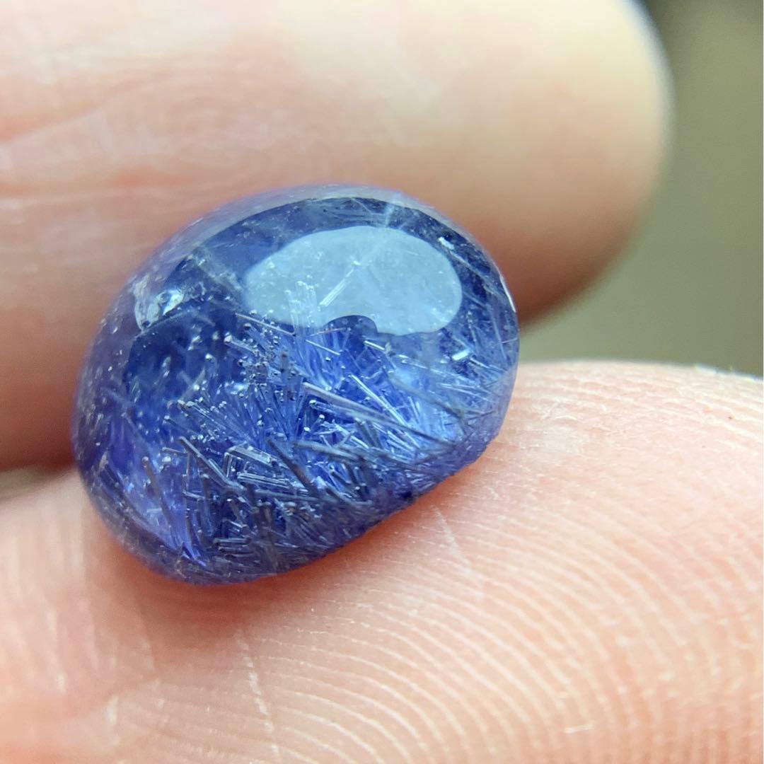 T*y様 WO1218 濃い青 デュモルチェライトインクォーツ ルース