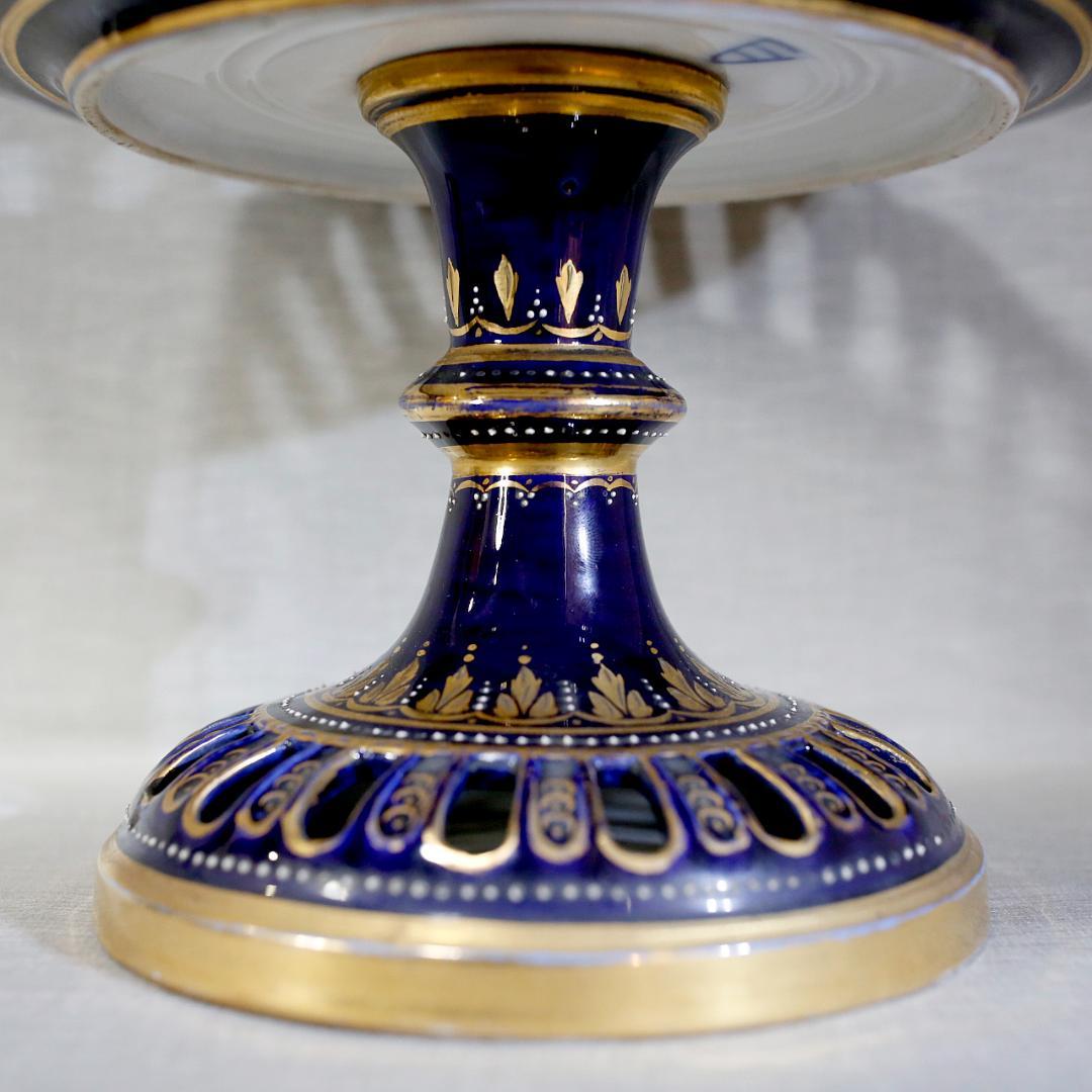 【送料込み】ヴィエナスタイル 金彩レリーフ神話文 天使 コンポート