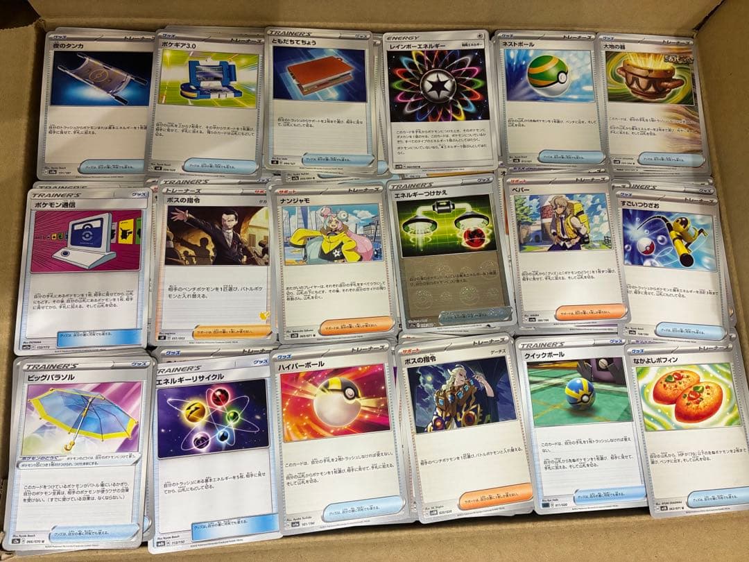 【まとめ売り】ポケモンカード　トレーナーズカードのみ　約100,000枚　10万