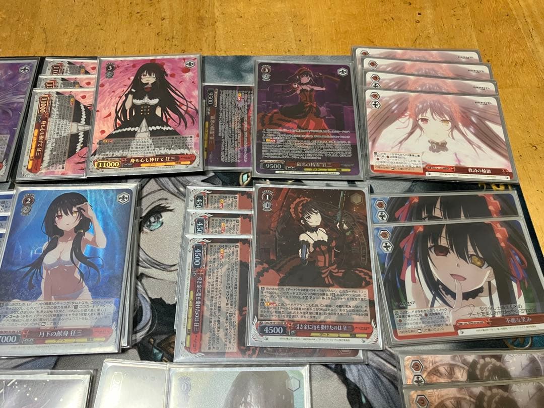 ジ*ア様 ヴァイスシュヴァルツ　デートアライブ　8電源　ほぼフルSR パーツ付き