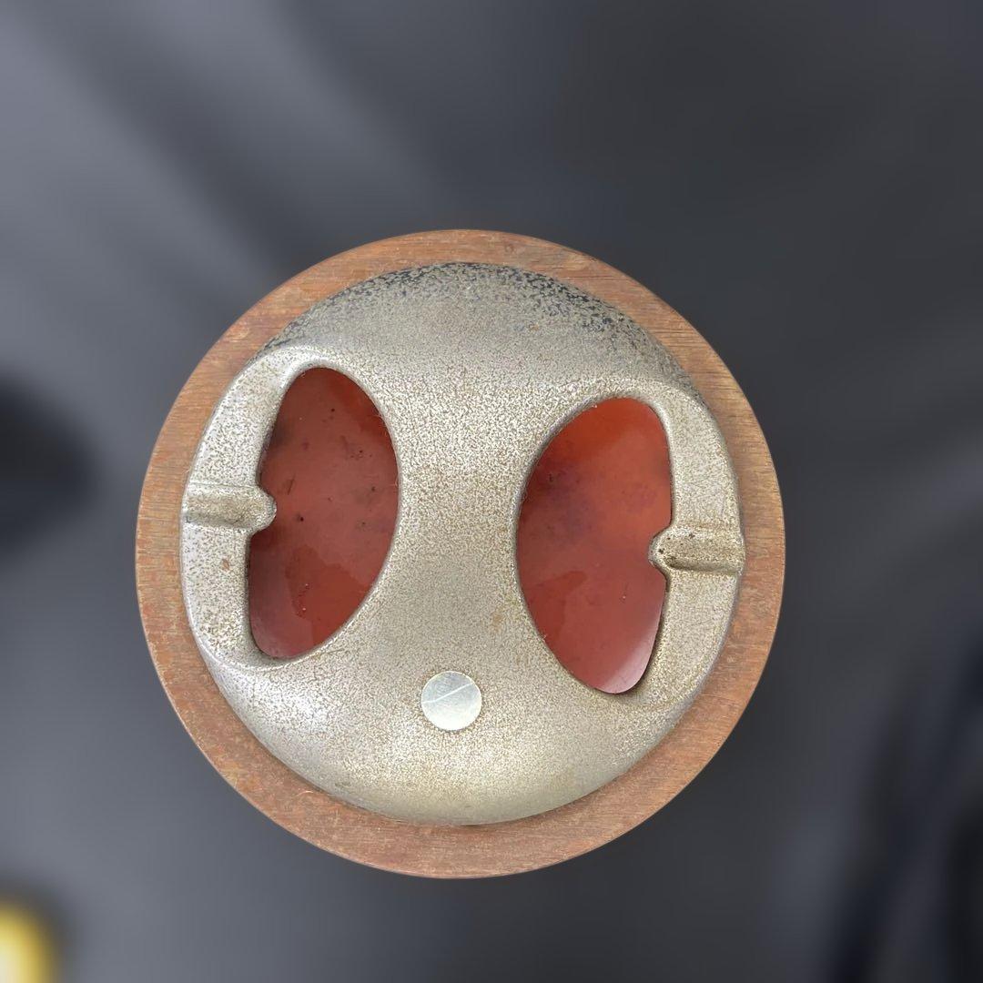 オールドマルニ MARUNI マルニ木工 木製灰皿スタンド ヴィンテージ　古道具