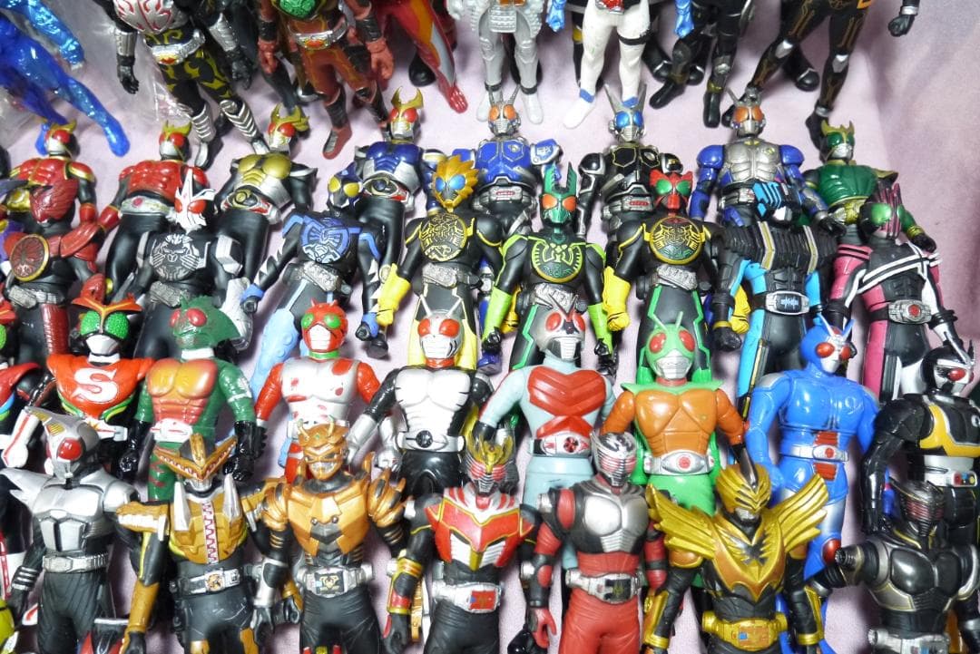 ライダーヒーローシリーズ　ビッグサイズソフビフィギュアなど　118体セット