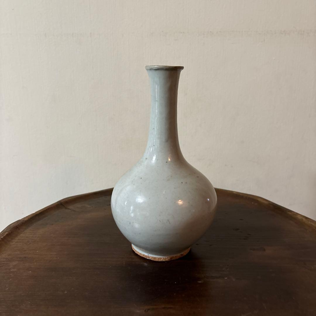 李朝白磁徳利　骨董　韓国骨董　アンティーク　古道具　白洲正子　秦秀雄　向田邦子