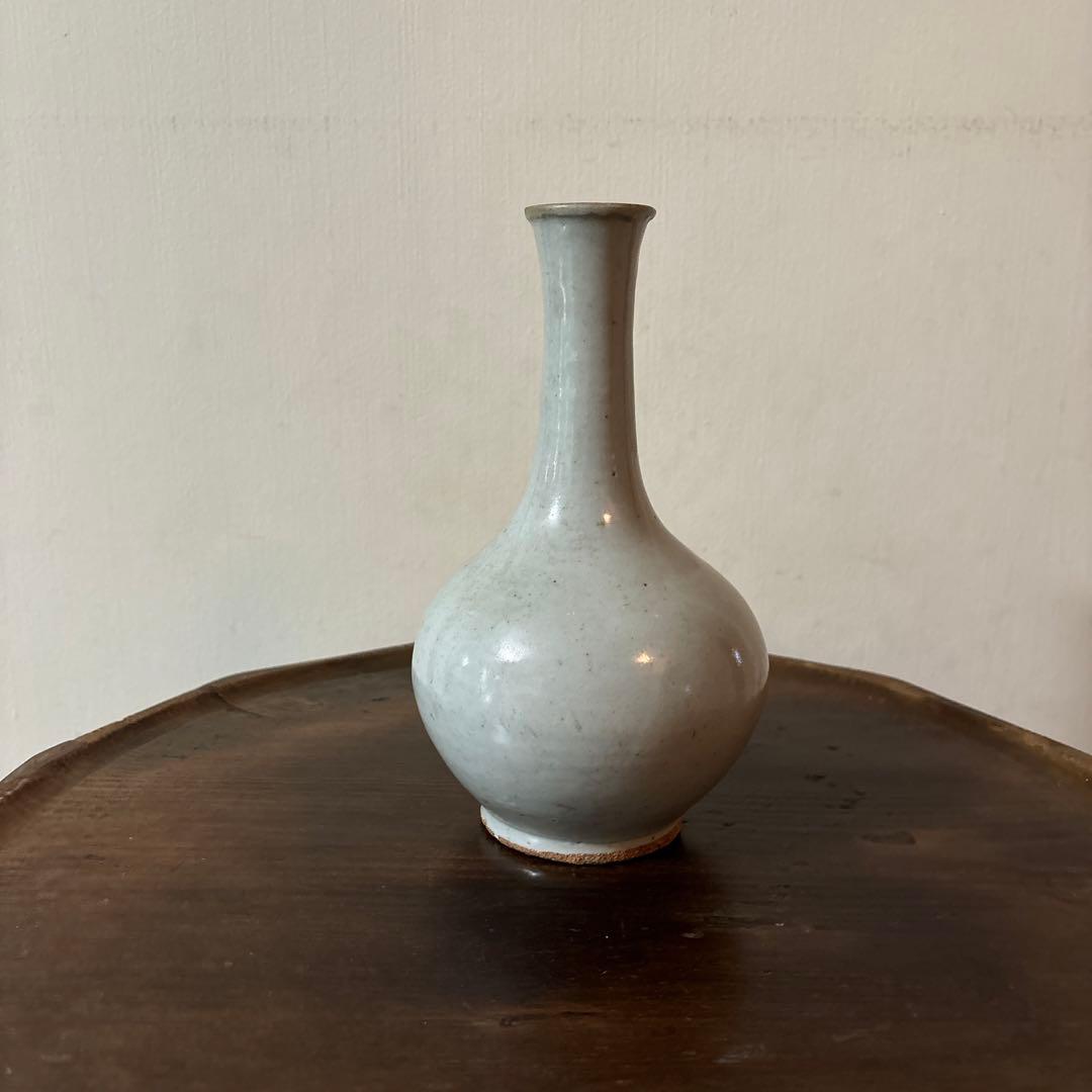 李朝白磁徳利　骨董　韓国骨董　アンティーク　古道具　白洲正子　秦秀雄　向田邦子