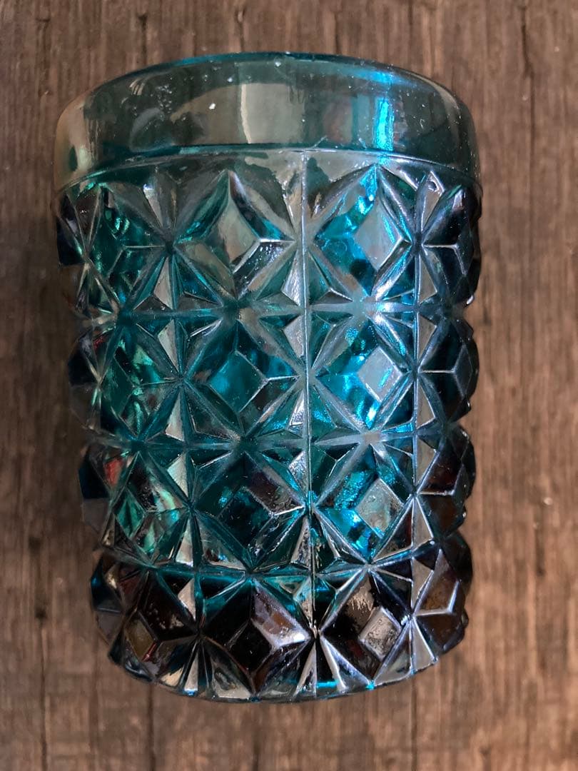 アンティーク ビンテージ 切子 カットガラス グラス 3個セット