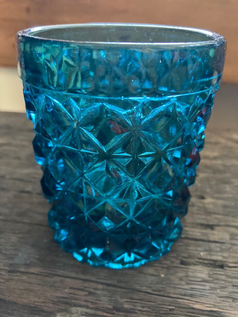 アンティーク ビンテージ 切子 カットガラス グラス 3個セット