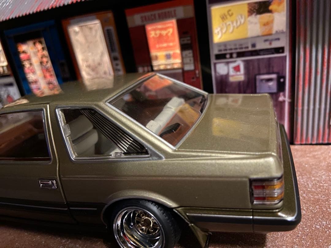 1/24 国産名車コレクション　ソアラ　カスタム　ジオラマ　旧車　クリアケース