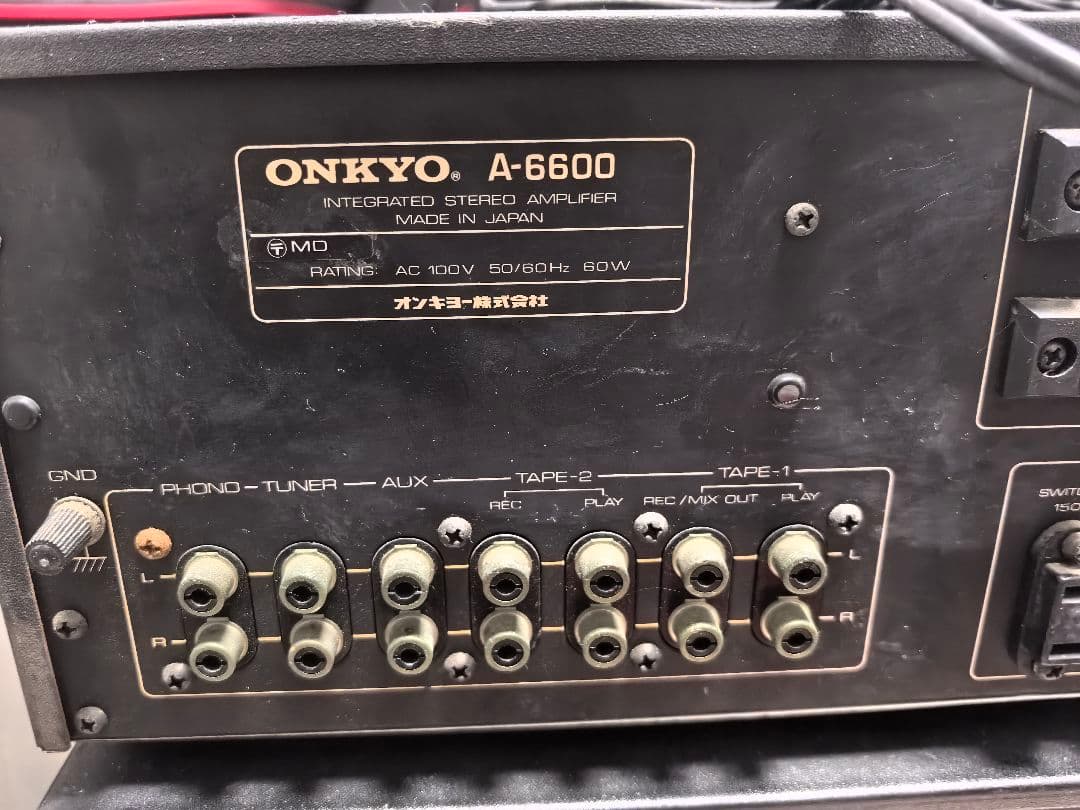 ONKYO アンプセット AM/FM T-6600 TA-630 A-6600