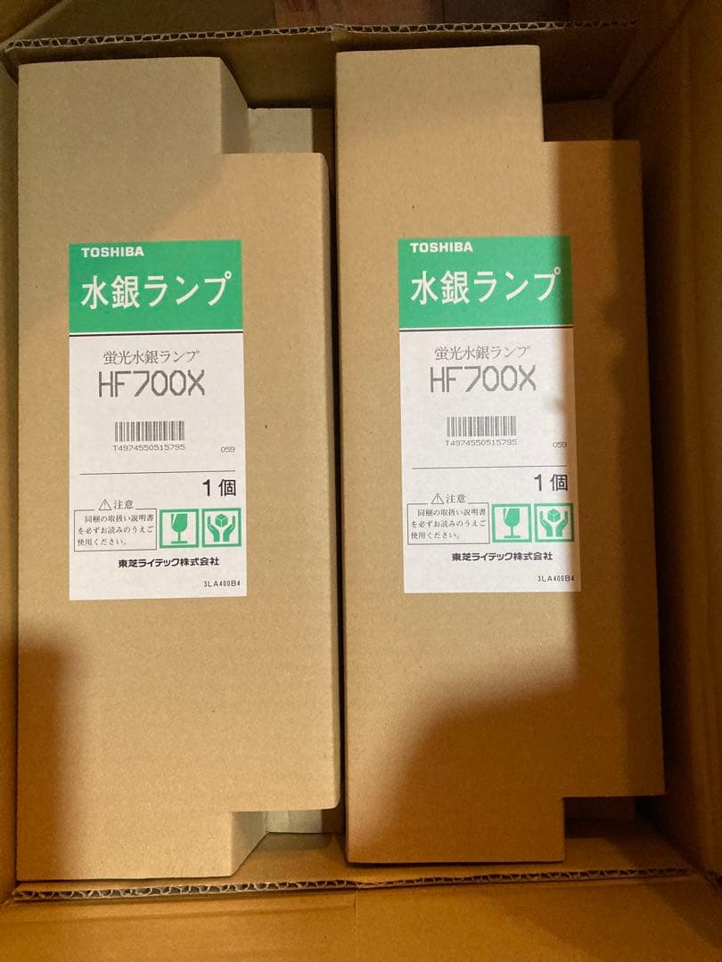 水銀ランプ　電球　HF700X ２本