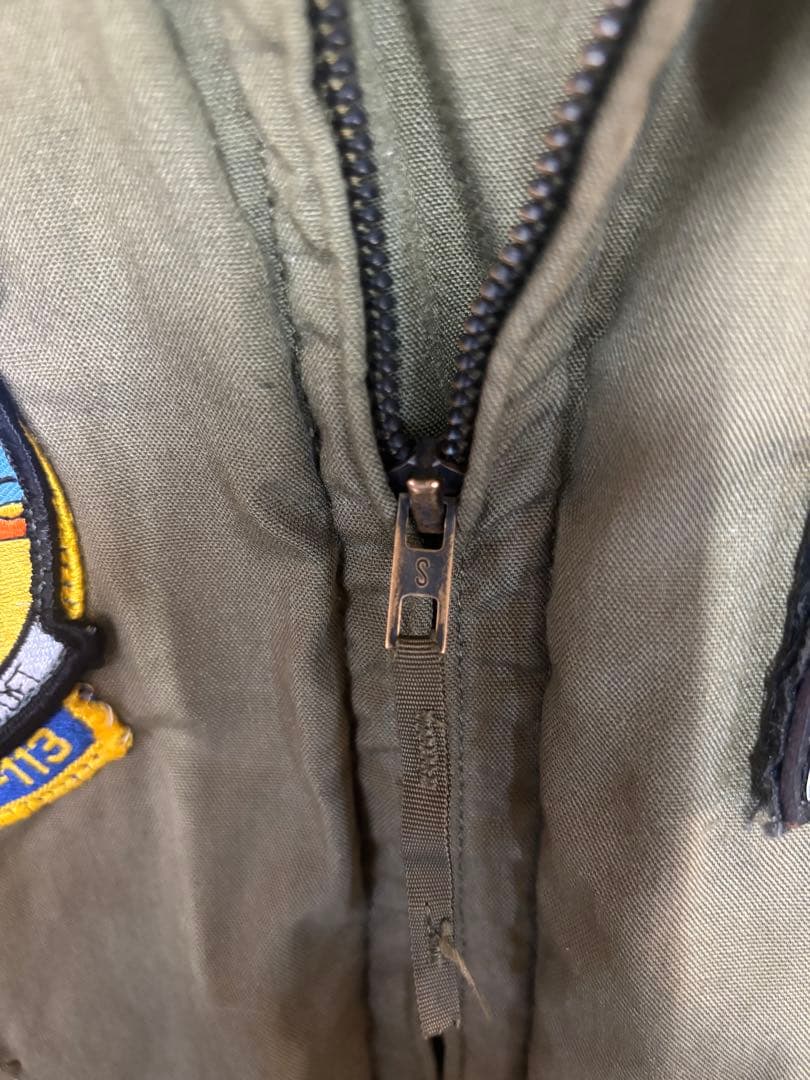 US ARMY フライトジャケット M-R ヴィンテージ ヘリクルー