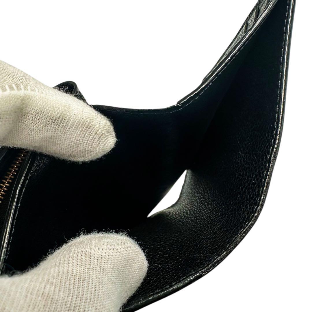 【現行品】ルイヴィトン折り財布 ポルトフォイユ クレア アンプラント ノワール