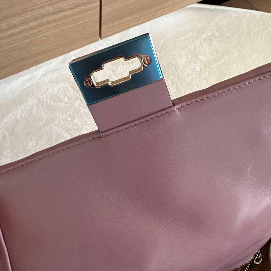 超美品 ヴァレンティノ ロックスタッズキャンディ ピンク