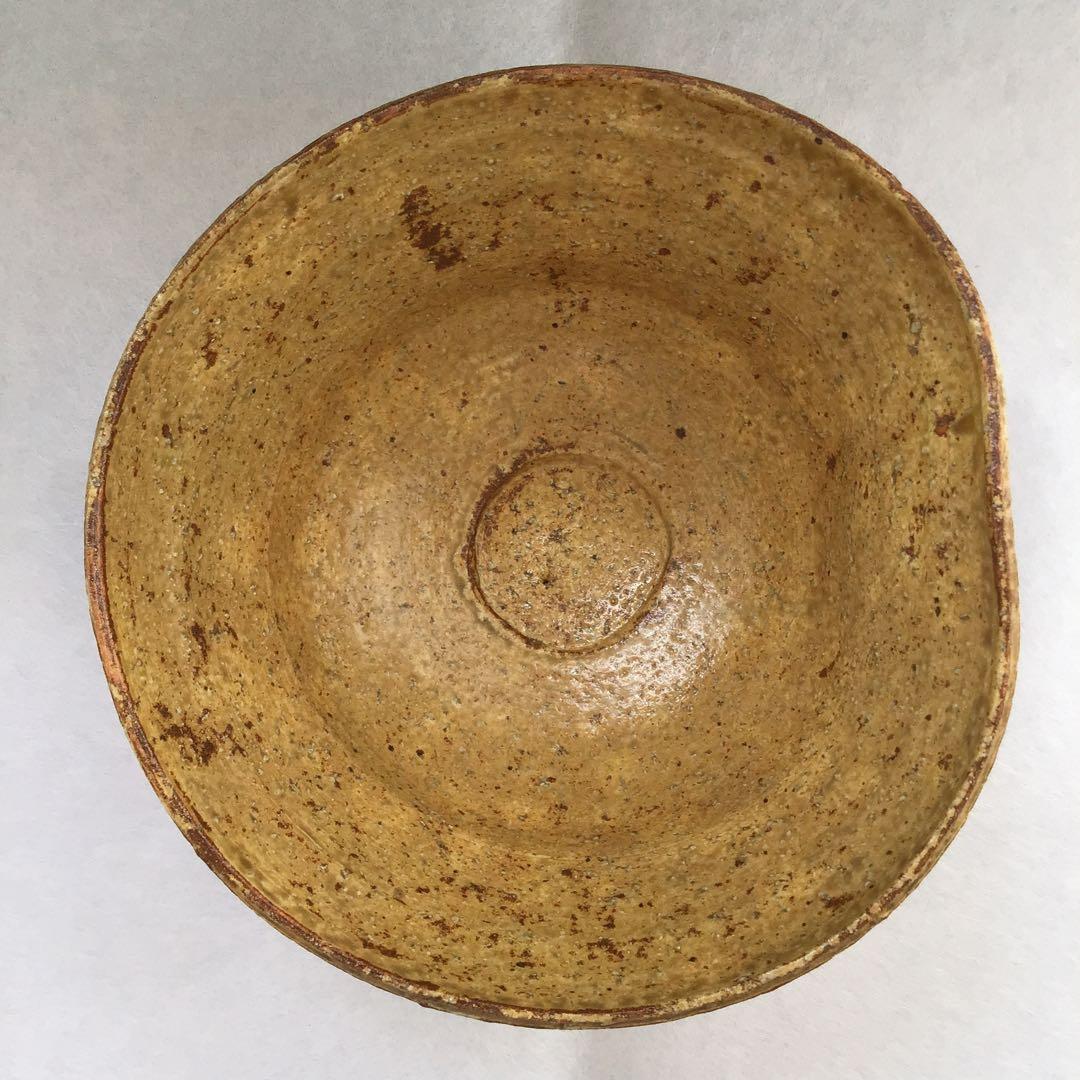 茶器　黄伊羅保茶盌　銘:花曇　清水六兵衛作　葆光斎書付　栞共箱紙箱　S255CW