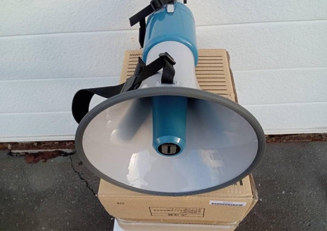 UNI-PEX選挙 拡声器 メガホンTRM-55A 開封未使用品