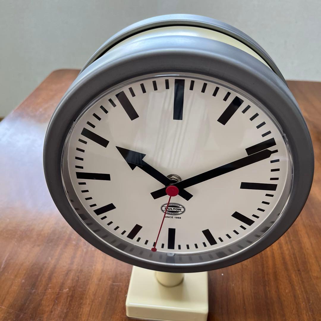 こんちゃん！新品　ダルトン　ダブルフェイスクロック両面時計