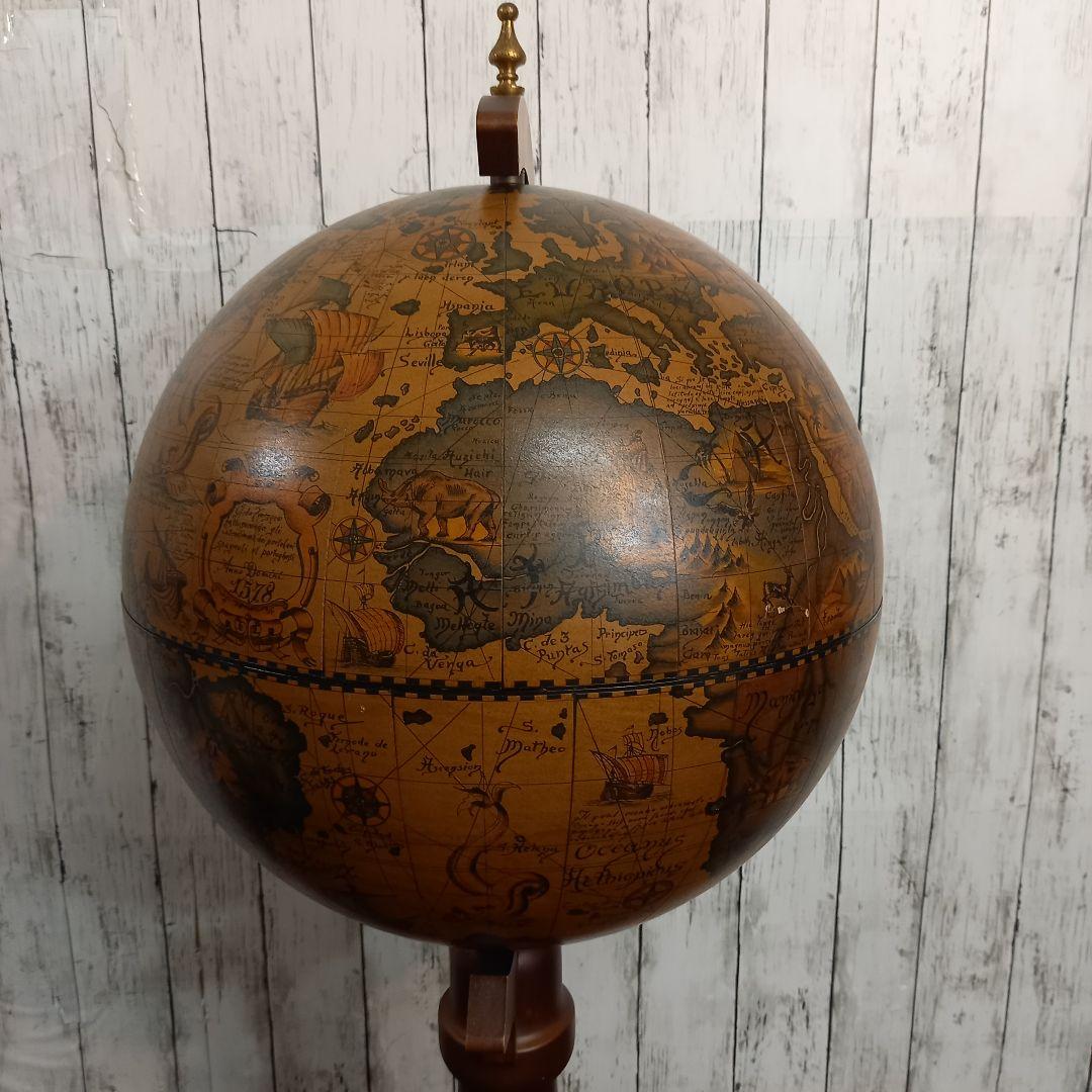 【希少】ワインラック 地球儀 オブジェ インテリア キャビネット 高さ100㎝