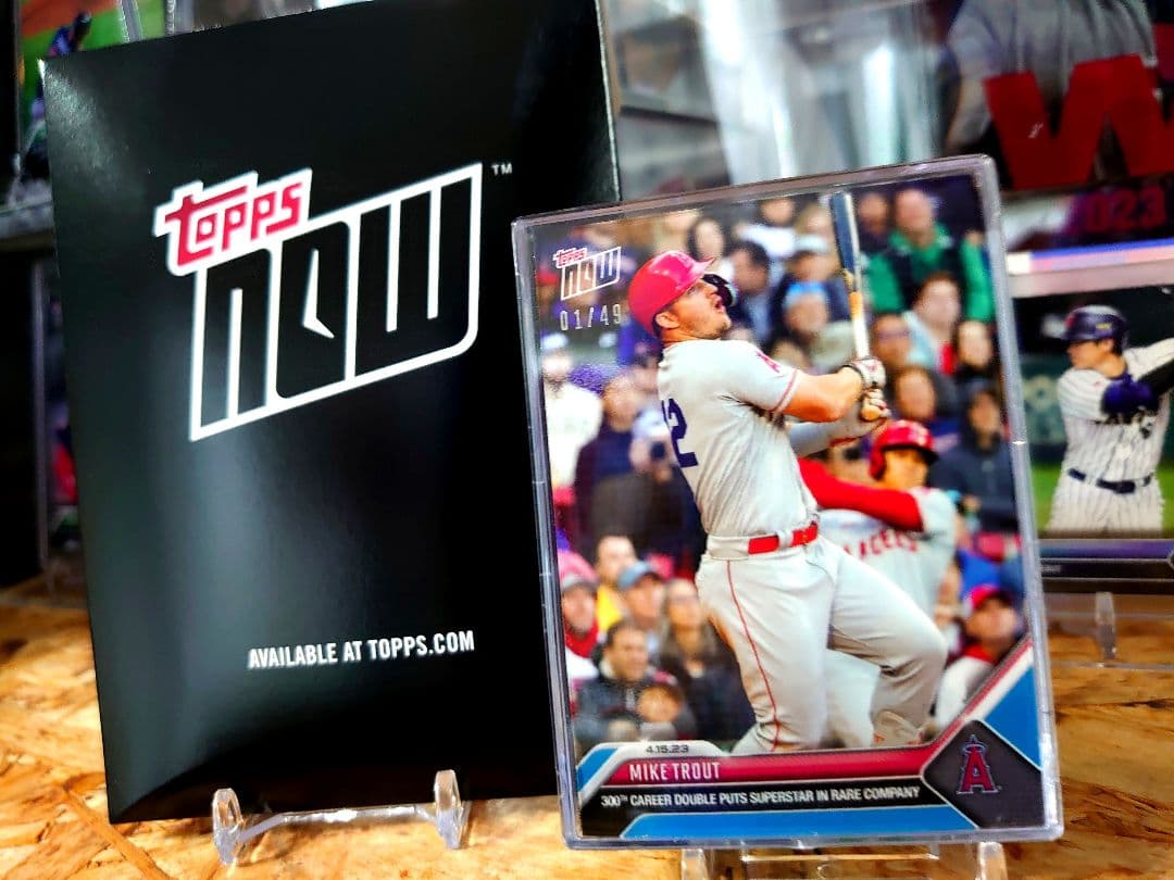 【ブルーパラレル 1/49】マイク・トラウト&大谷翔平 topps now シリ