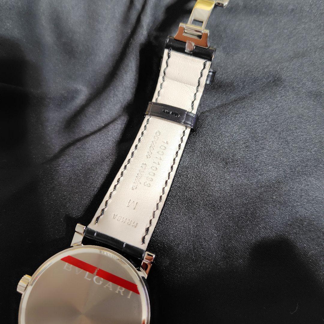 【新品未使用】BVLGARI時計 BB38BSLDブルガリブルガリ（黒文字盤）