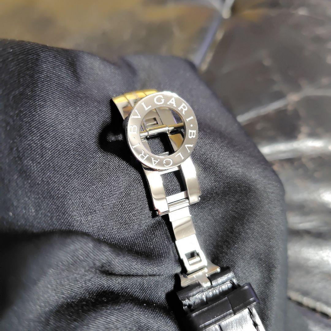 【新品未使用】BVLGARI時計 BB38BSLDブルガリブルガリ（黒文字盤）