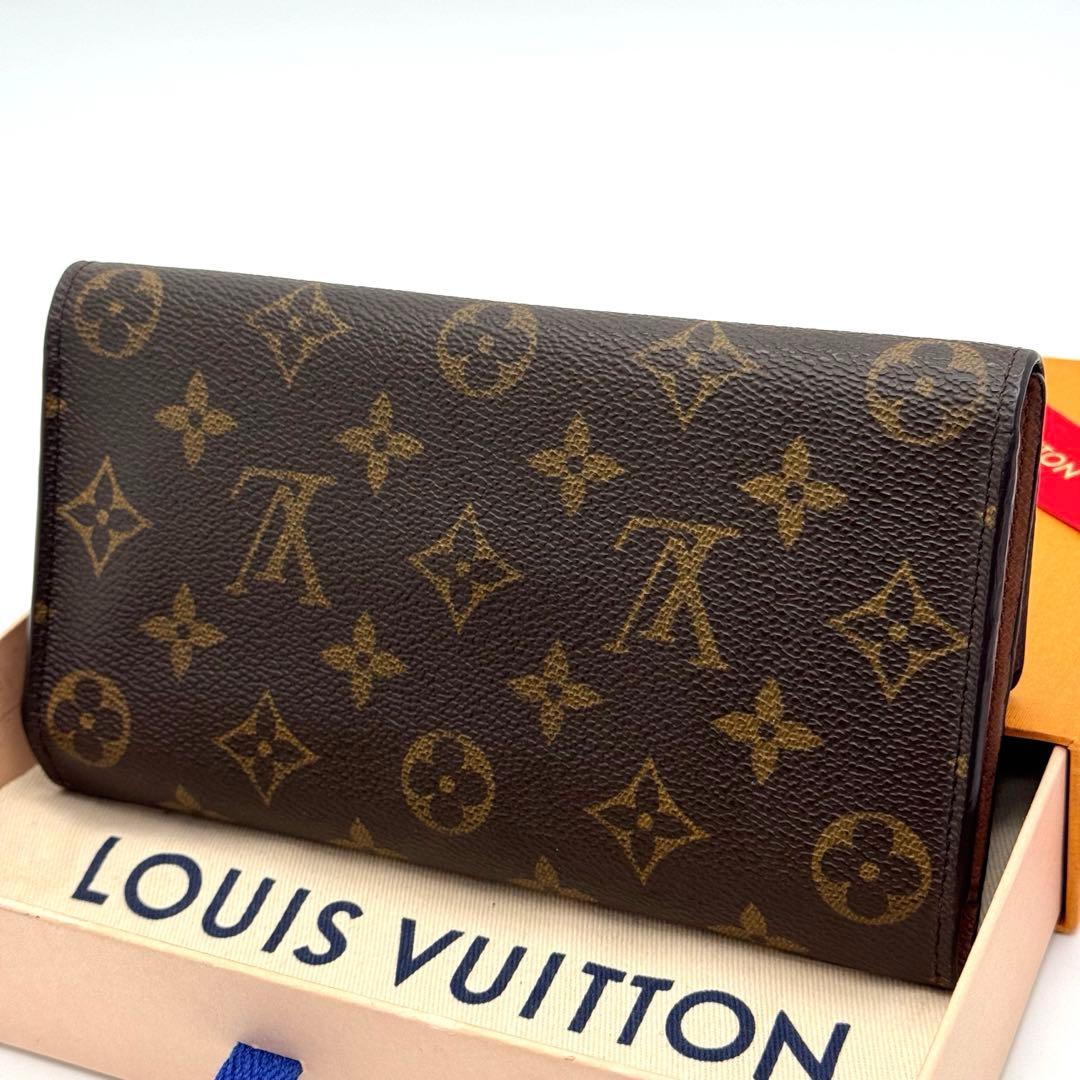 美品✨️ルイヴィトン　モノグラム　インターナショナル　長財布　折り財布