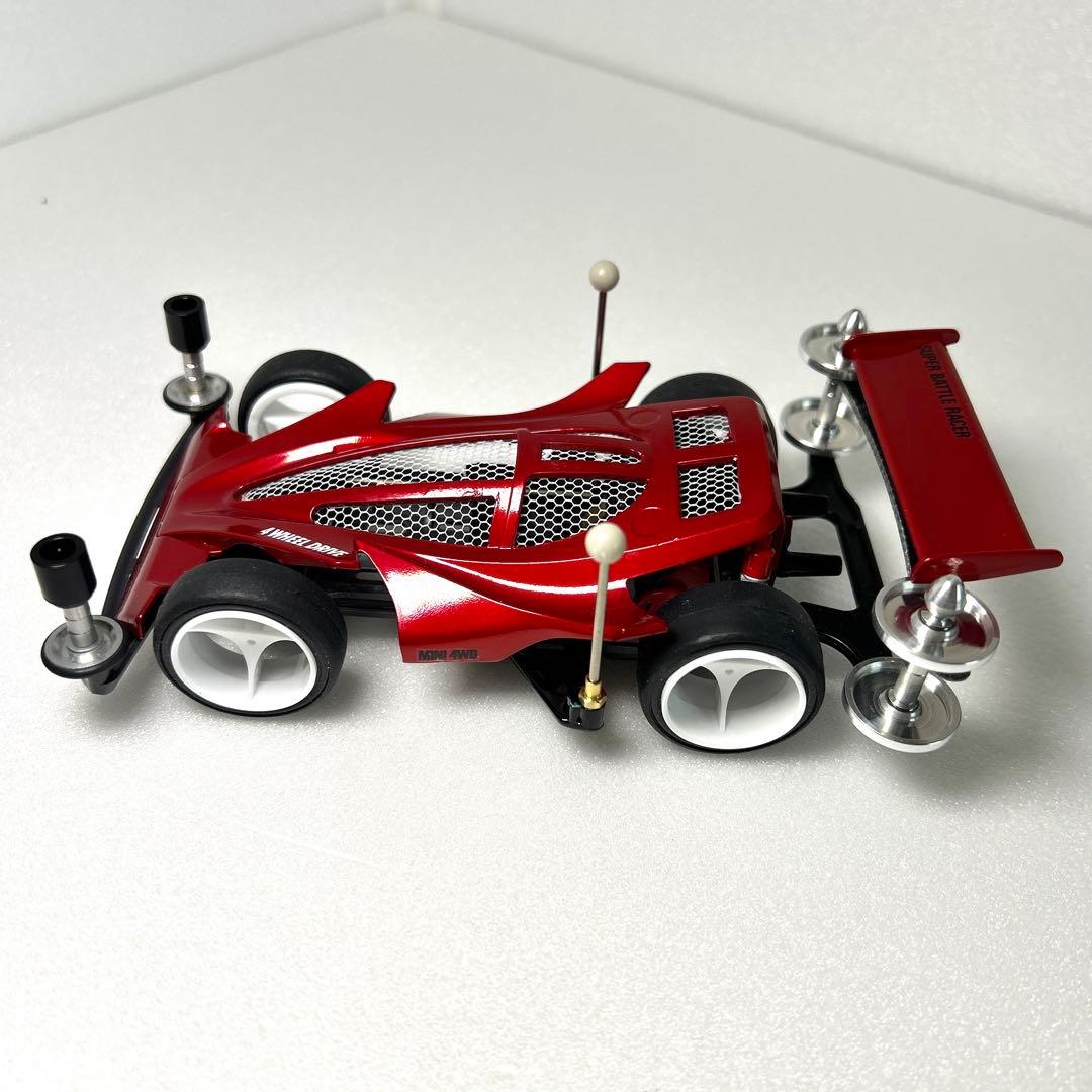 ミニ四駆　ビッグバンゴースト　タミヤ　完成品　肉抜　キャンディ　塗装　スーパー1