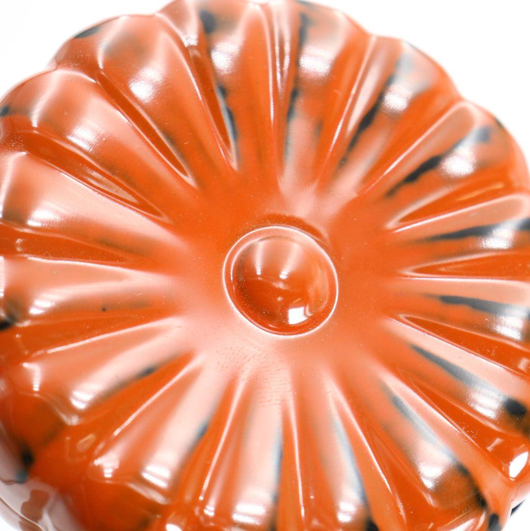 塗師 中村宗哲作 根来 菊香合 表千家十三代 即中斎書付　SX660　N5