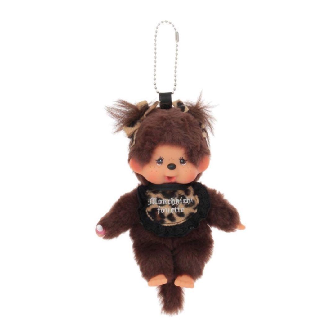 【monchhichi×jouetie】レオパードキーチェーン モンチッチ