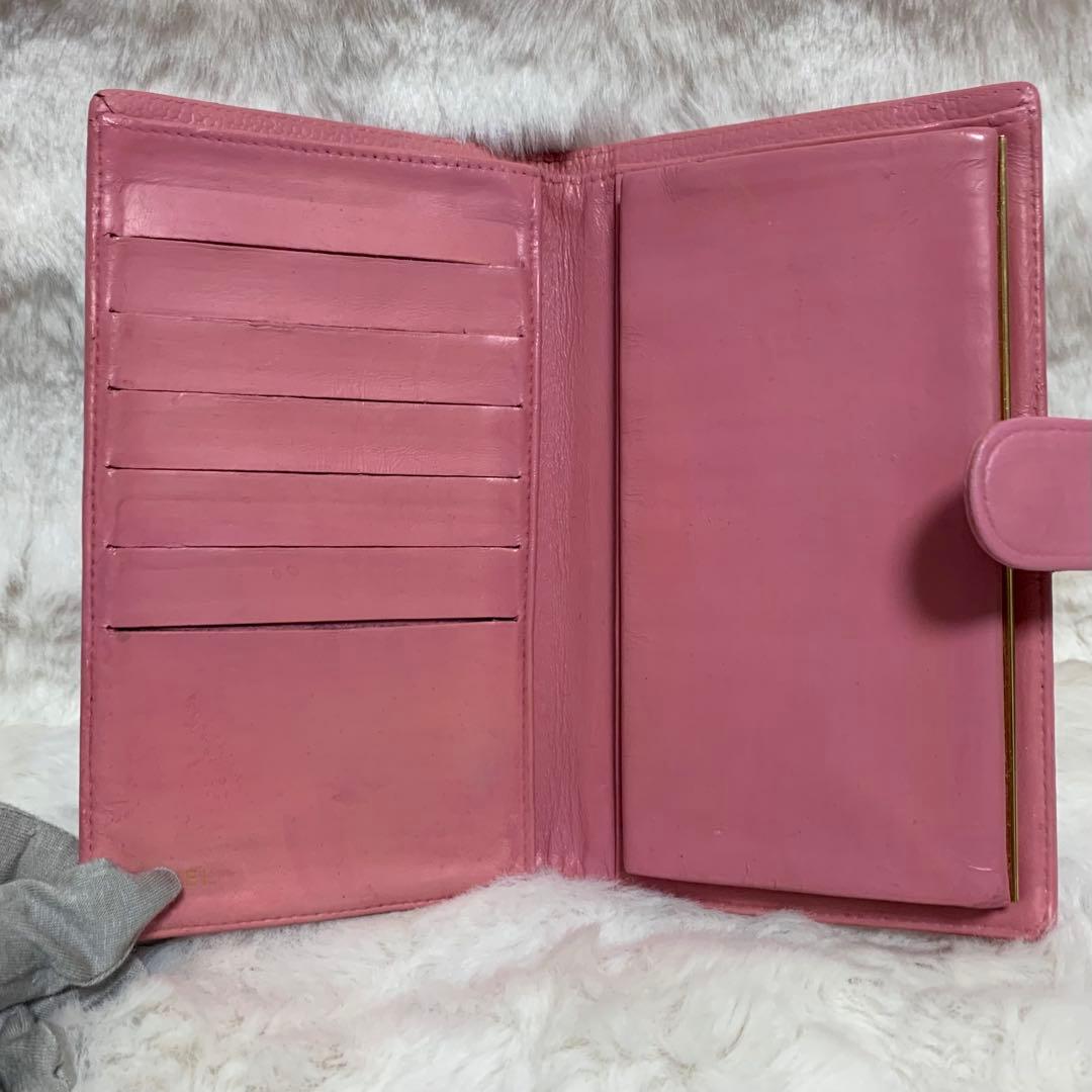 みつこCHANE シャネル　キャビアスキン　ピンク　ココマーク