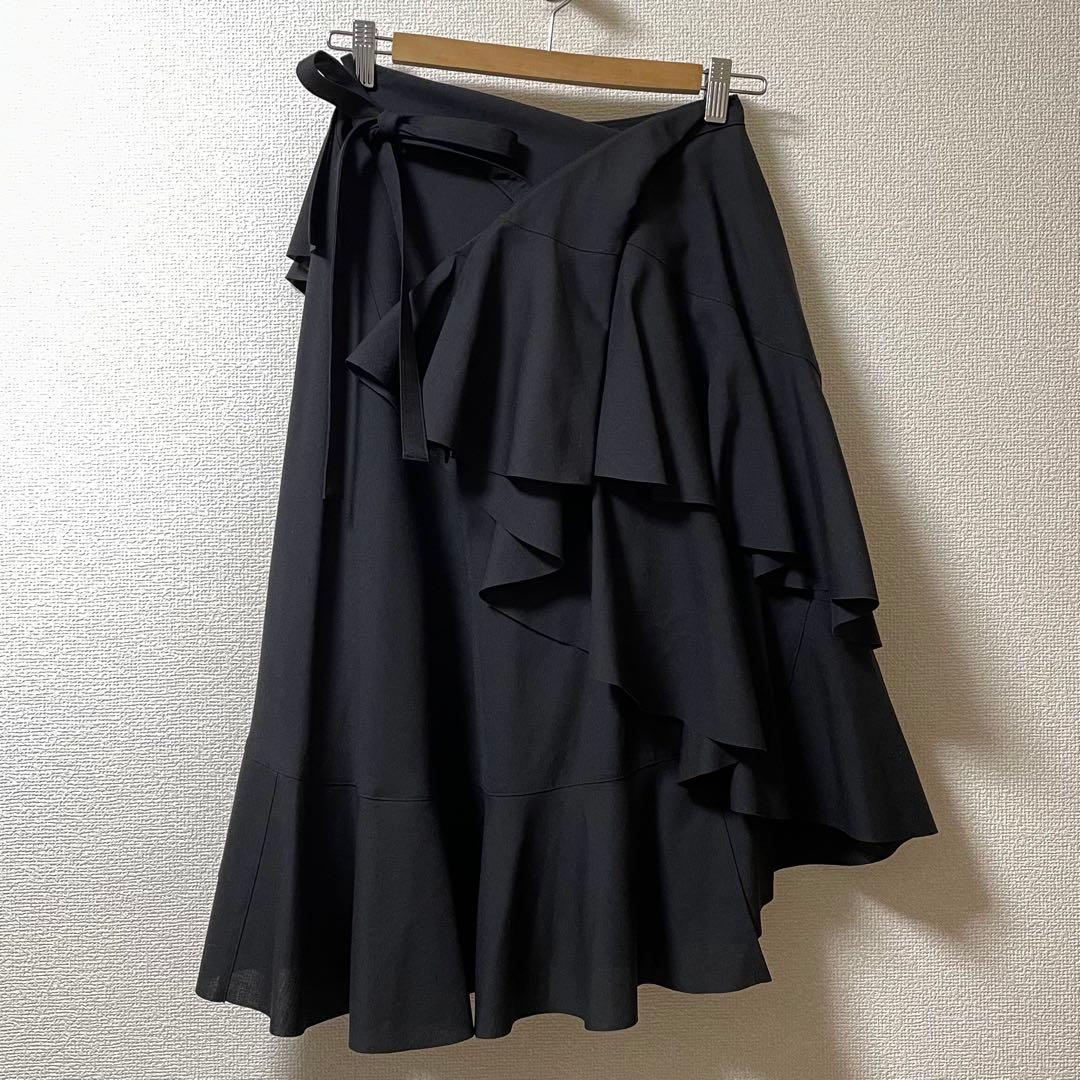 JUNYA WATANABE Wrap Skirt フリル 巻きスカート
