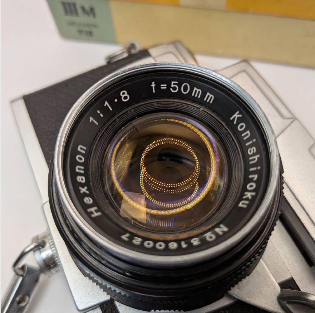 Konica IIIM 50mm F1.8 フィルムカメラ　箱付