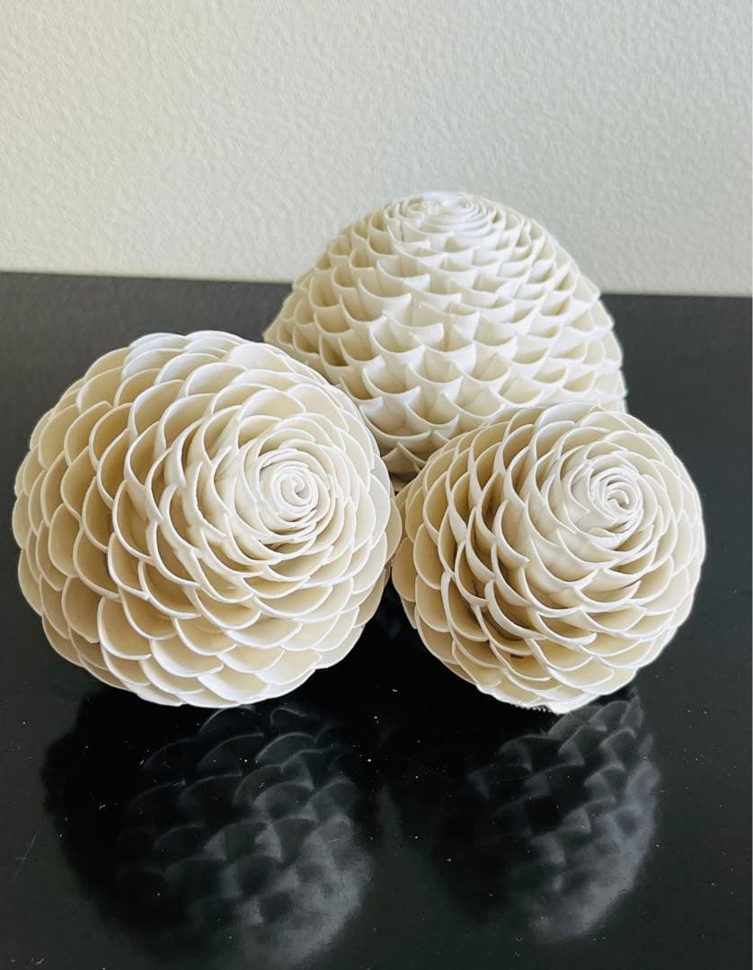 山元規子　オブジェ　陶ー卵殻ー（S）見立て　茶室飾　茶道　インテリア　アート