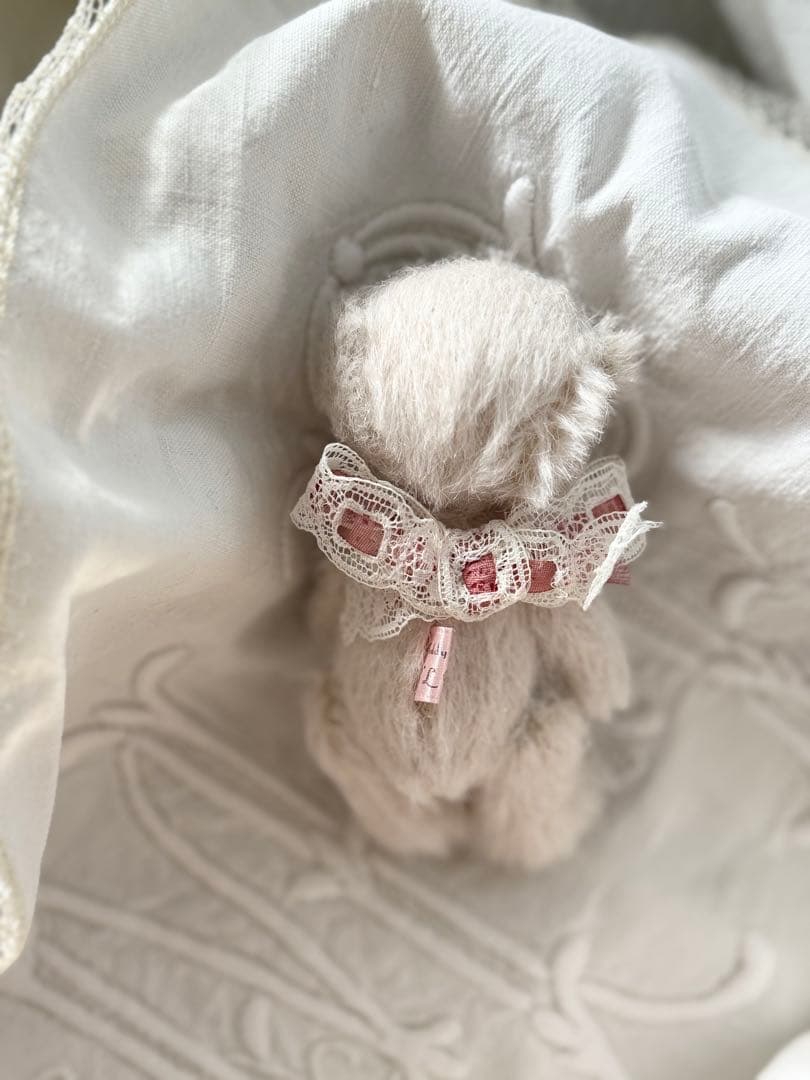 ぽ*る様 テディベア　作家様　にっこり笑顔の小さい子　ベア　クマ　くま　ぬいぐる