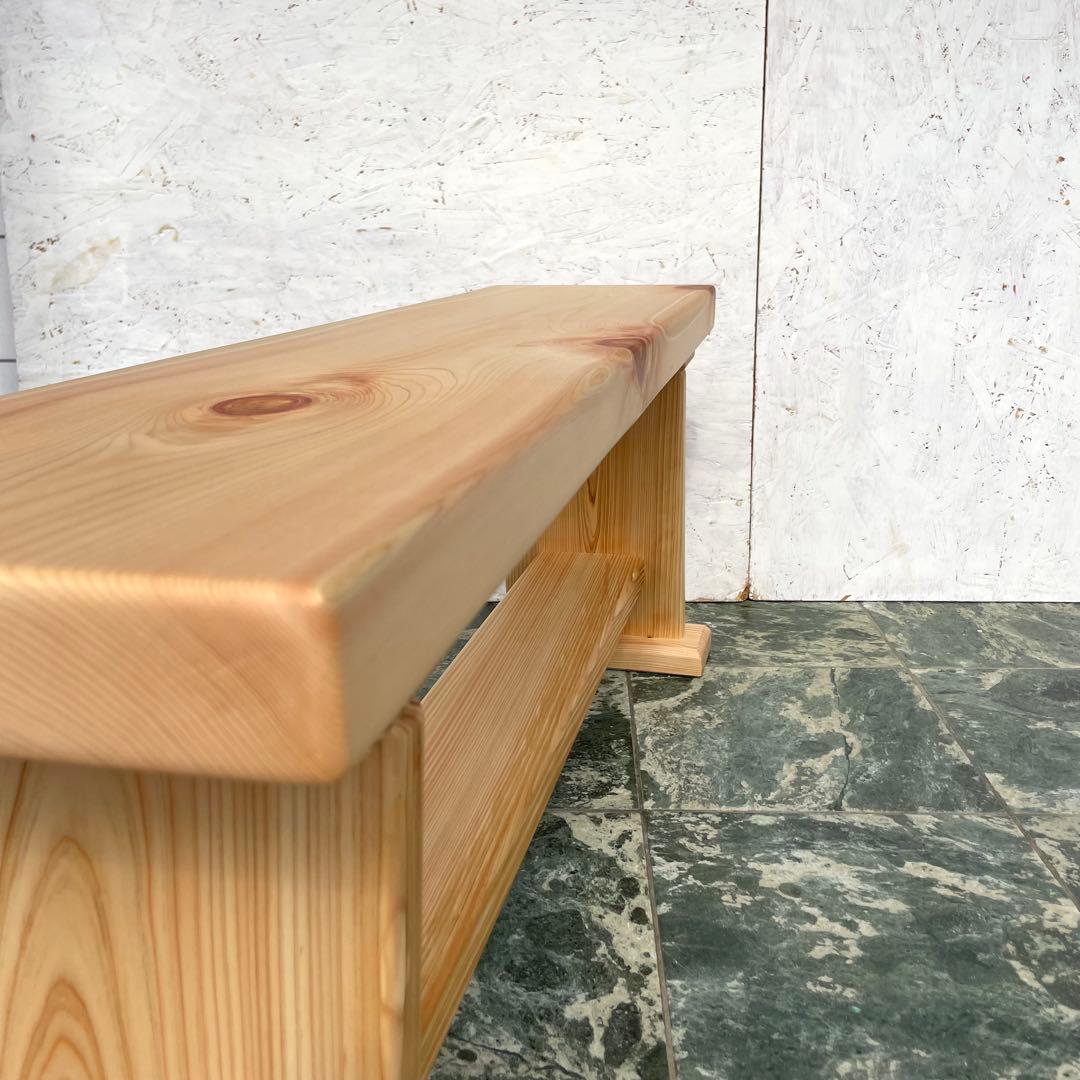 国産ひのき　ダイニングベンチ　木製ベンチ　スツール