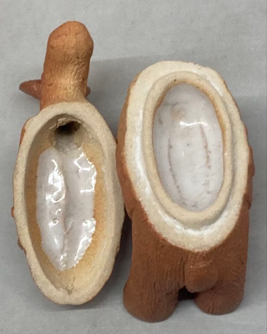 B530s「干支 午 香合」岩淵重哉造　共布共箱　酉々窯　京都　茶道具