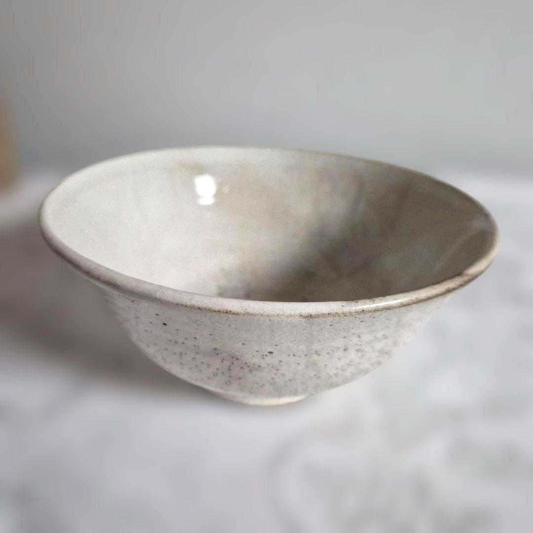 【徐仙吉】　粉引茶碗 未使用