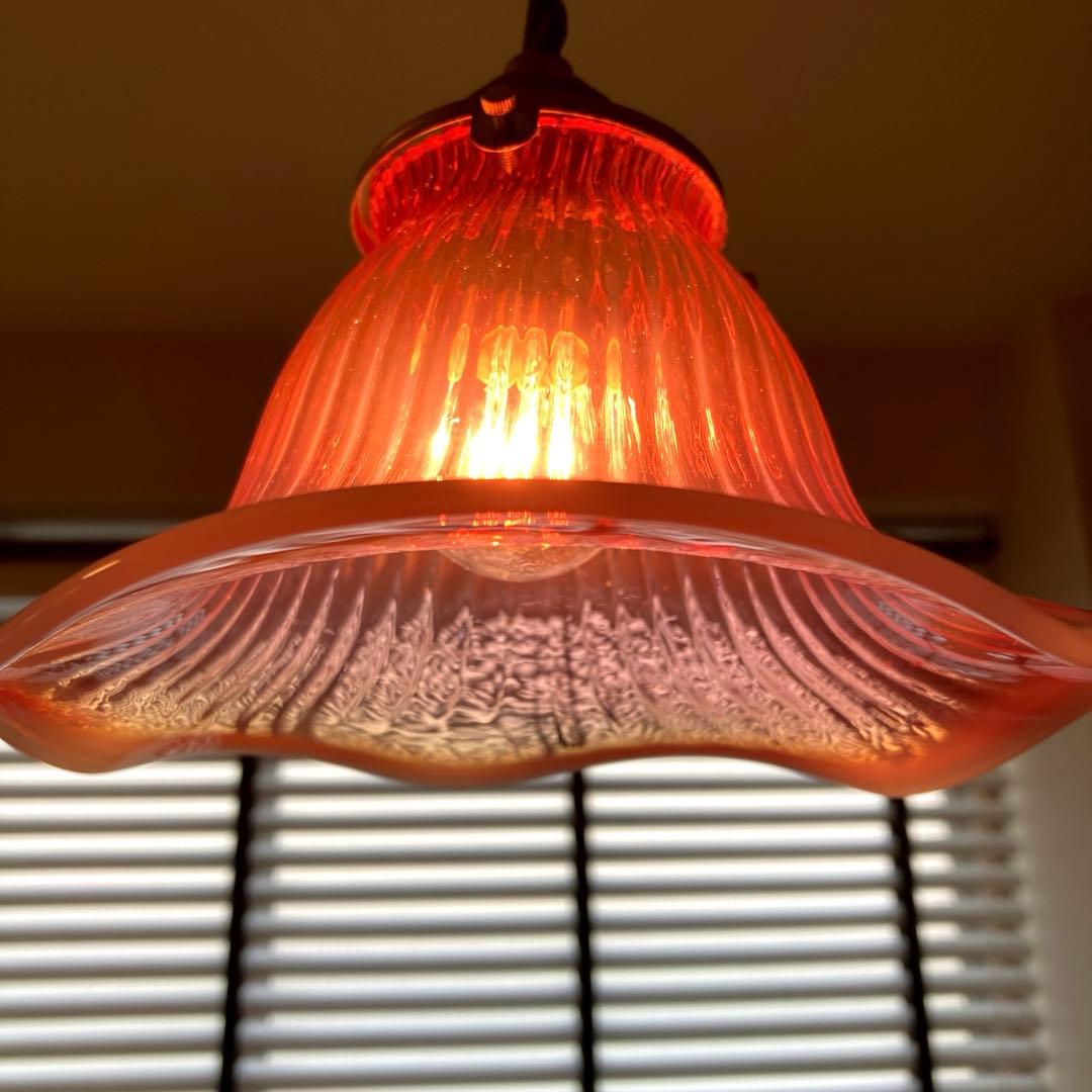 アーリーフェントン　1910年　ランプシェード　アンティーク　オパールセント