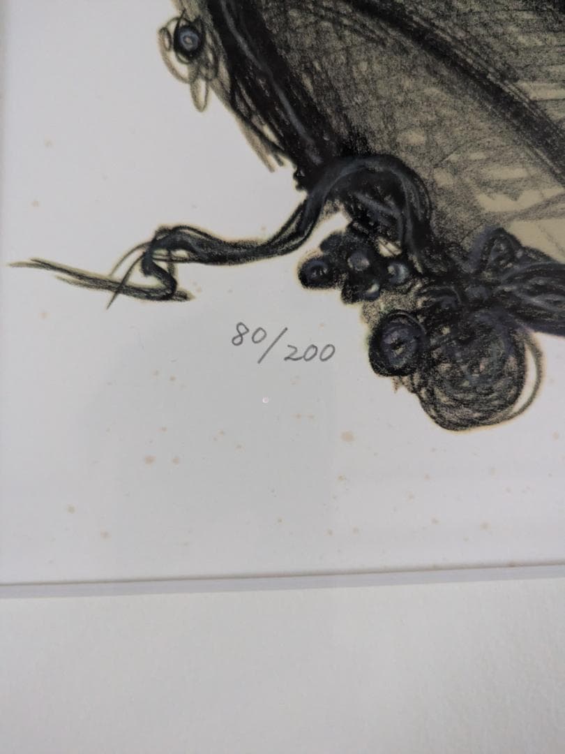 天野喜孝 【葡萄】 リトグラフ　限定200枚　直筆サイン