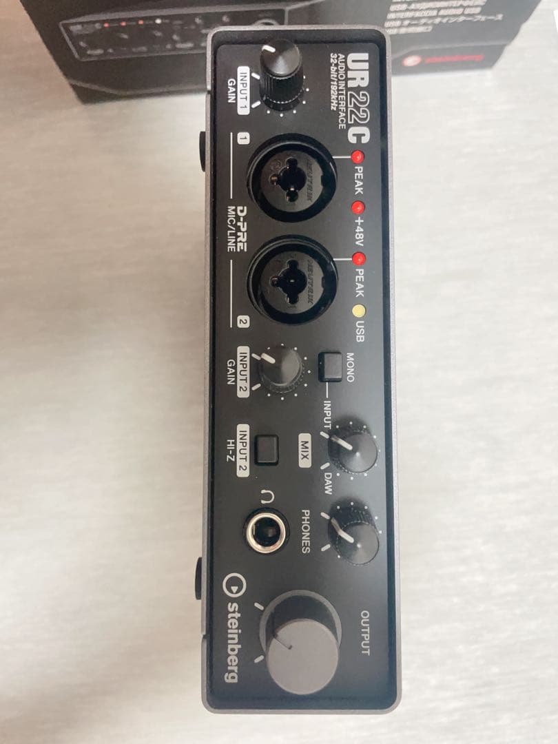 【美品】steinberg UR22C ほぼ未使用 オーディオインターフェイス