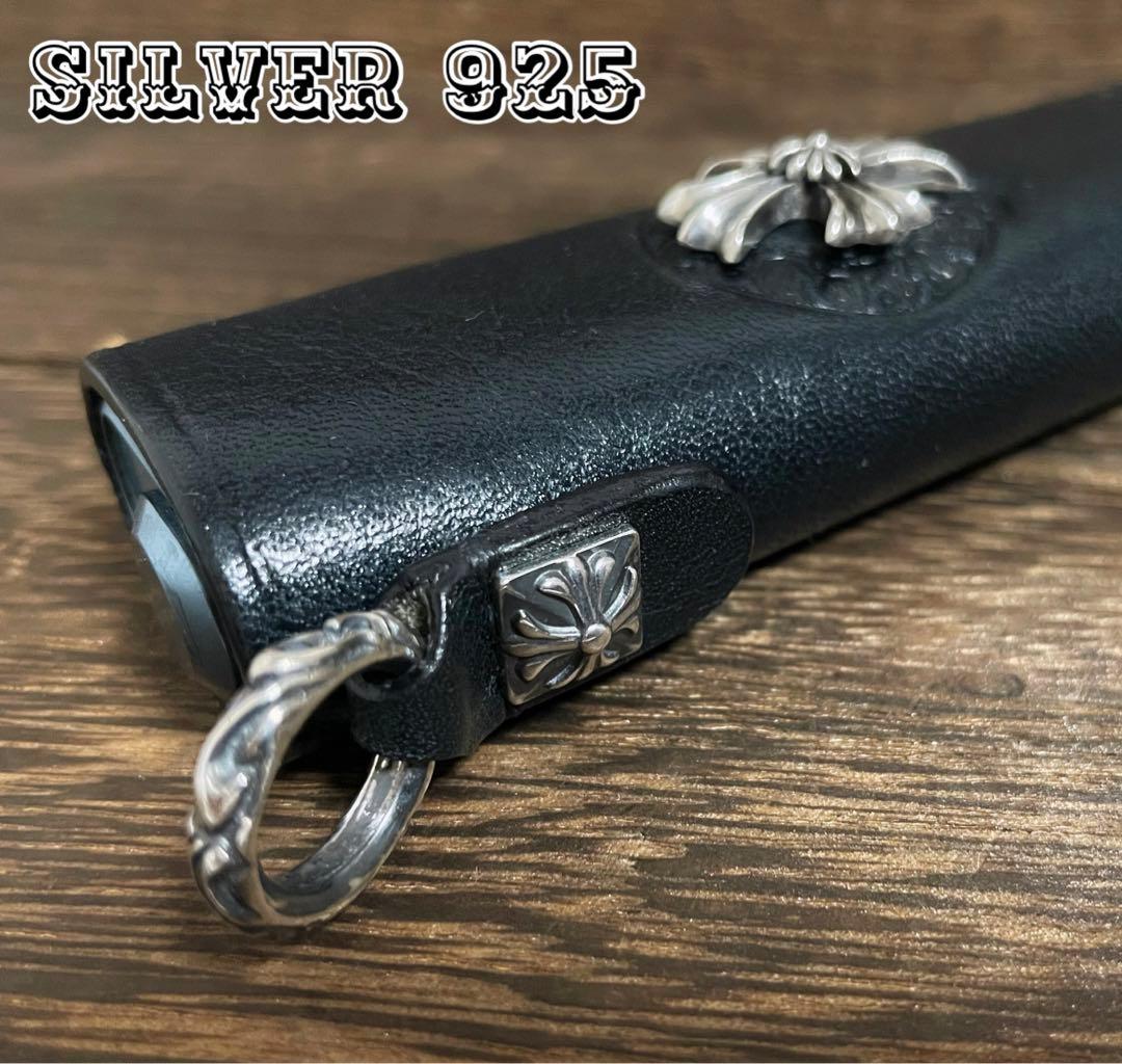 即納　シルバー925 iQOS ILUMA i ONE レザーケース　本革