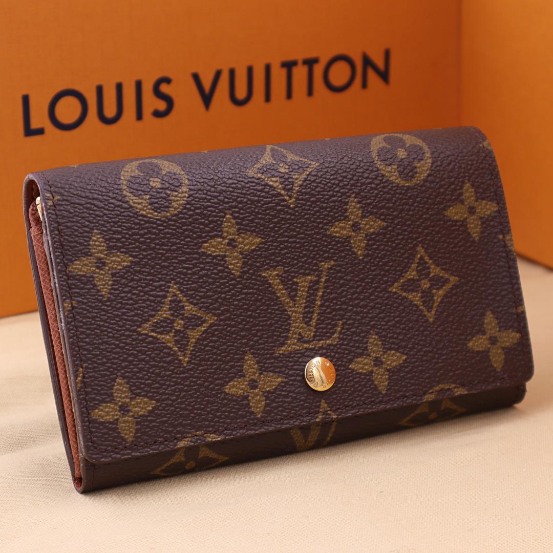 新春セール★ルイヴィトン ポルトモネ ビエ トレゾール 二つ折り財布 モノグラム