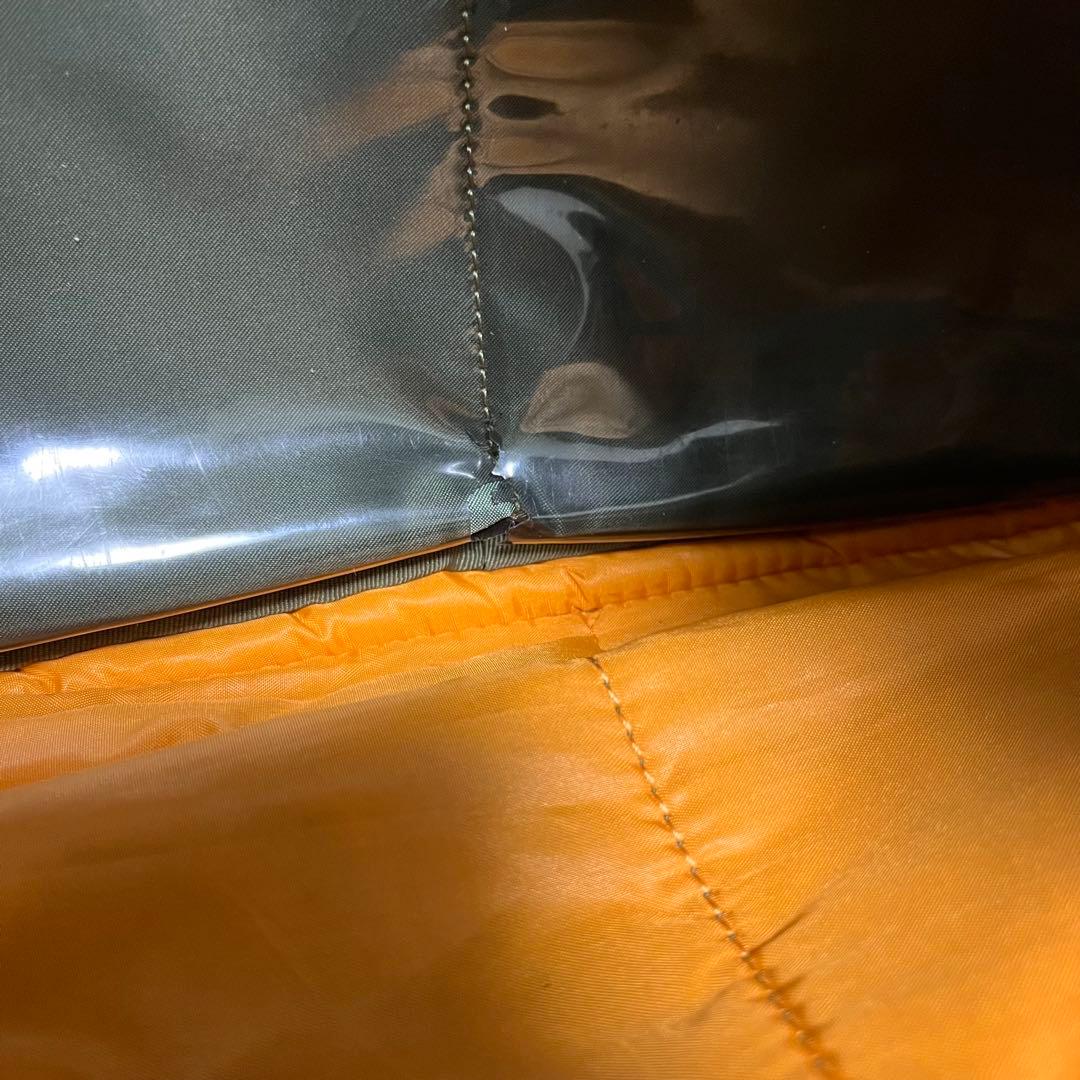 希少 廃盤 ポーター ビジネスバッグ 2層式 セージグリーン